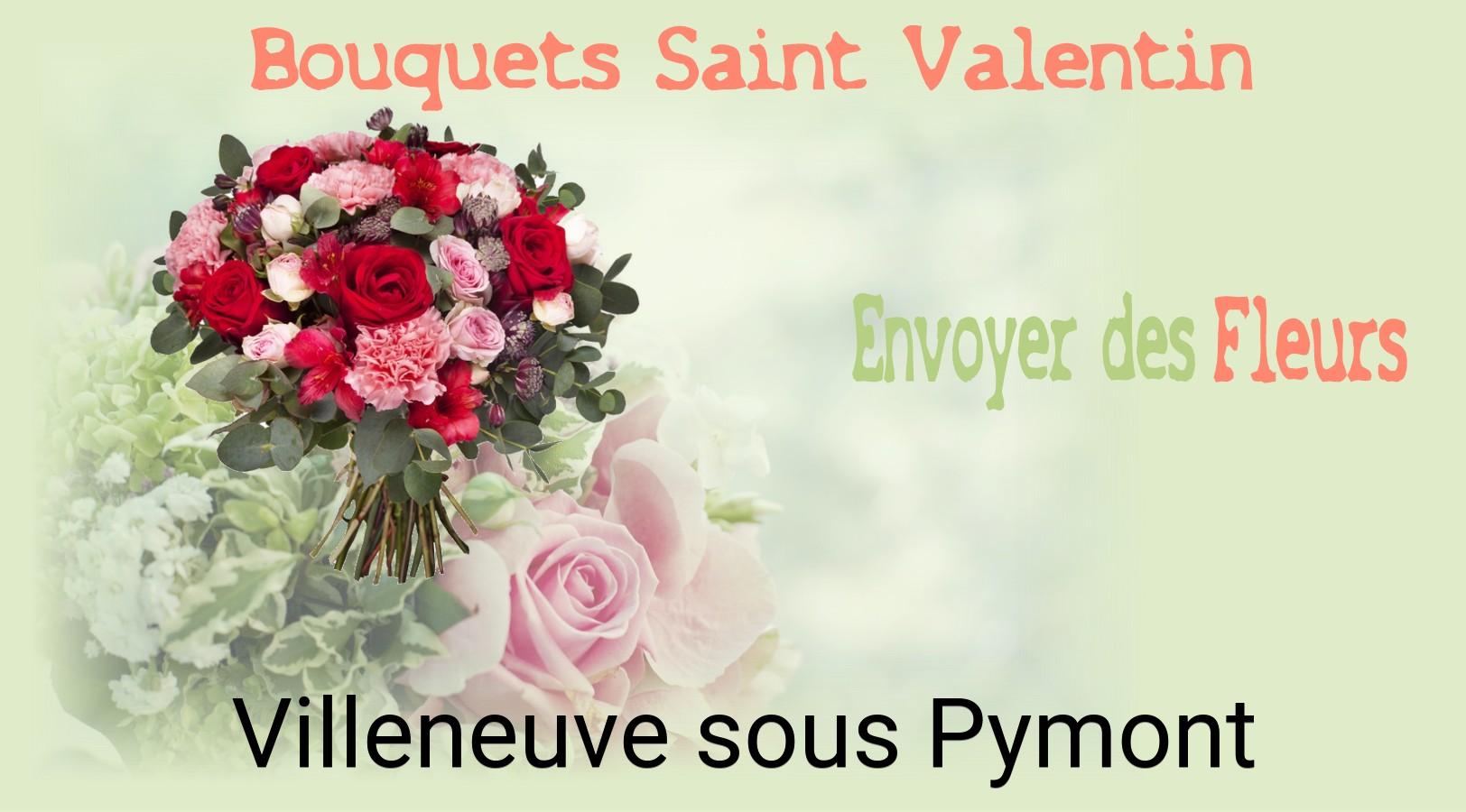 Roses de Saint-Valentin livrées à Villeneuve-sous-Pymont